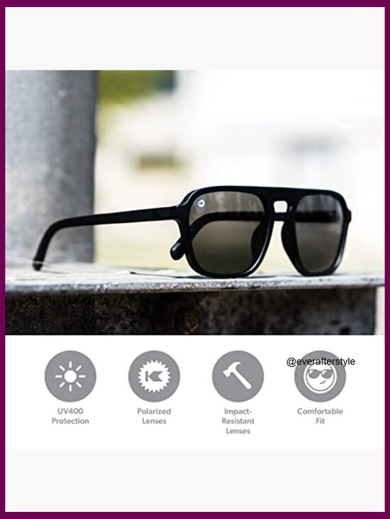 Polarized Sunglasses with UV400 Protection, Polycarbonate Frame